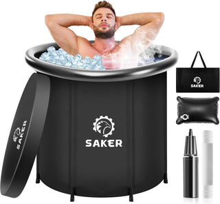 Sakerplus Large Capacity Ice Bath Tub