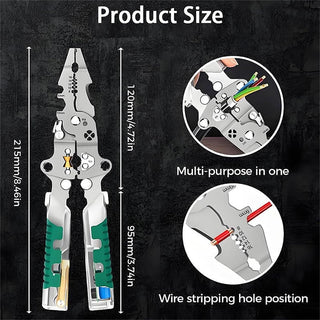 Sakerplus Multi-function Electrician's Pliers Set