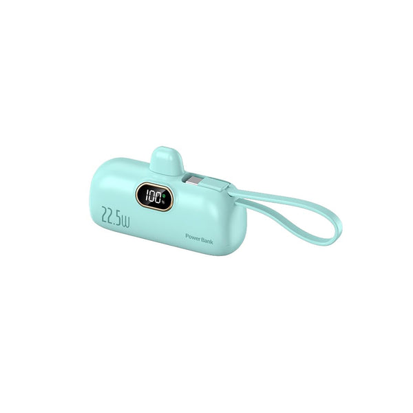 Sakerplus® Digital Display Capsule Power Bank