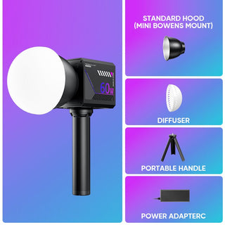 Sakerplus Handheld Portable Video Light