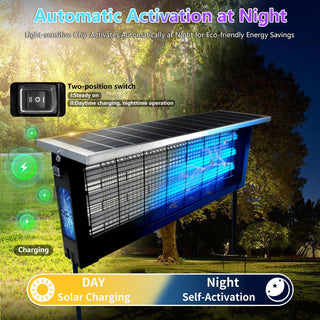 Sakerplus Outdoor Solar Bug Zapper