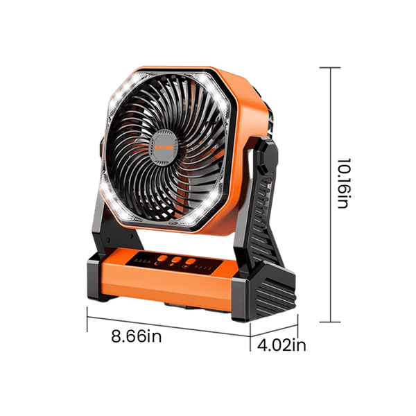 SAKER® Rechargeable Camping Fan