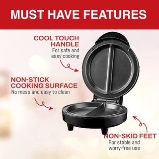 Sakerplus® Dual-Zone Electric Omelette Maker