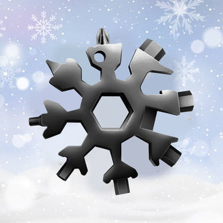 Sakerplus 18-in-1 Stainless Steel Snowflakes Multi-tool