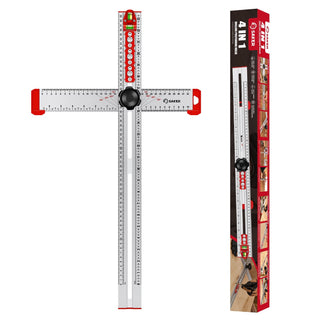SAKER 4 in 1 Drilling Positioning Ruler