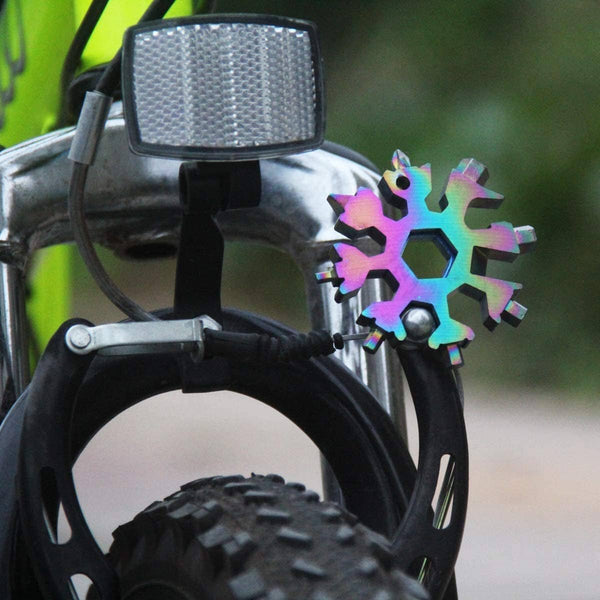 Sakerplus 18-in-1 Stainless Steel Snowflakes Multi-tool