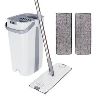 Sakerplus Mop and Bucket with Wringer Set
