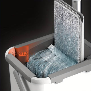 Sakerplus Mop and Bucket with Wringer Set