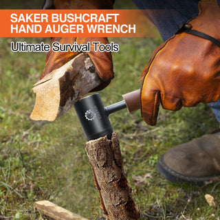 Portable Multi-Tool for Outdoor Adventures - SAKER® Upgrade Bushcraft Hand Auger Wrench