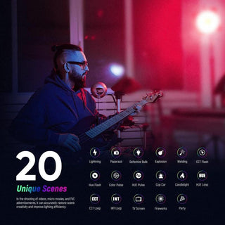 Sakerplus Handheld Portable Video Light