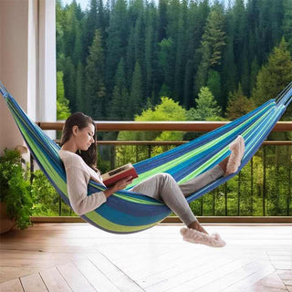 Sakerplus Brazilian Double Hammock with Ropes