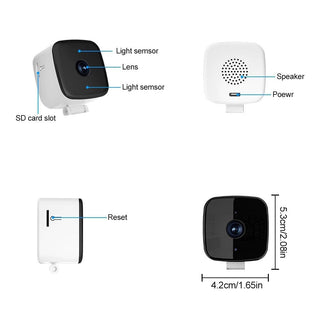 Sakerplus® Smart 2K Window Security Camera