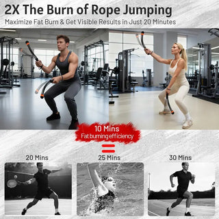 Sakerplus® Adjustable Ropeless Battle Ropes Training