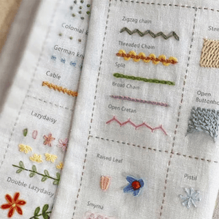 Sakerplus® All-Scenario Embroidery Stitch Book Kit