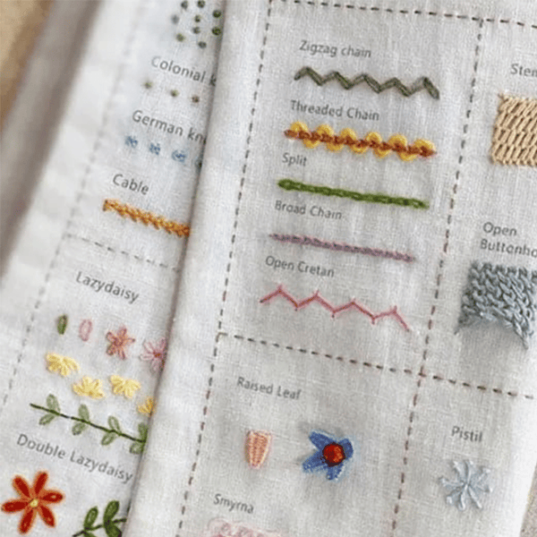 Sakerplus® All-Scenario Embroidery Stitch Book Kit
