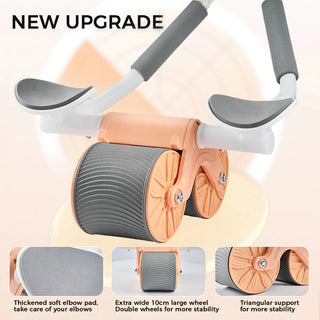 Effective Abdominal Workout - ITSLUX® Automatic Rebound Abdominal Wheel