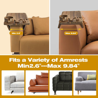 Saker 4-in-1 Couch Arm Table