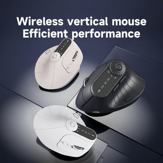 Sakerplus Ergonomic Triple-Connect Wireless Mouse