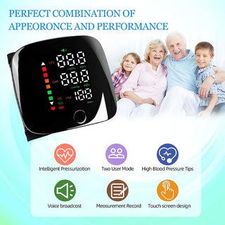 Sakerplus Wrist Blood Pressure Monitor