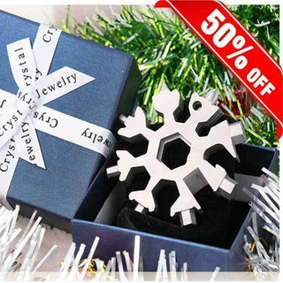 Sakerplus 18-in-1 Stainless Steel Snowflakes Multi-tool