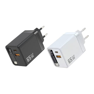 Sakerplus® 65W GaN 3-in-1 Retractable Fast Charger