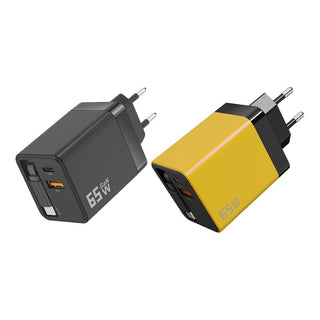 Sakerplus® 65W GaN 3-in-1 Retractable Fast Charger