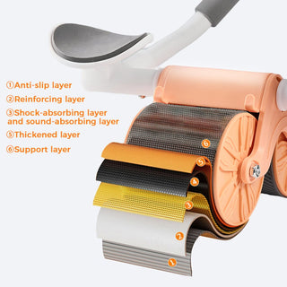 Effective Abdominal Workout - ITSLUX® Automatic Rebound Abdominal Wheel