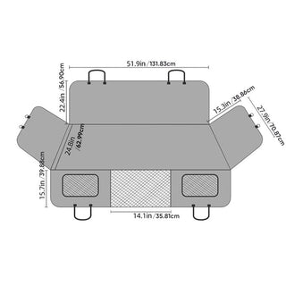 Sakerplus Waterproof Dog Car Seat Cover