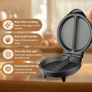 Sakerplus® Dual-Zone Electric Omelette Maker