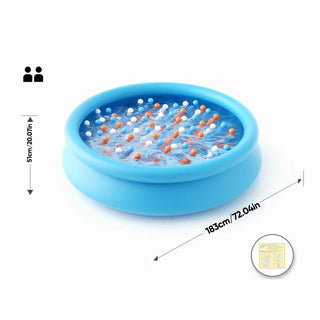 Sakerplus Inflatable Swimming Pool