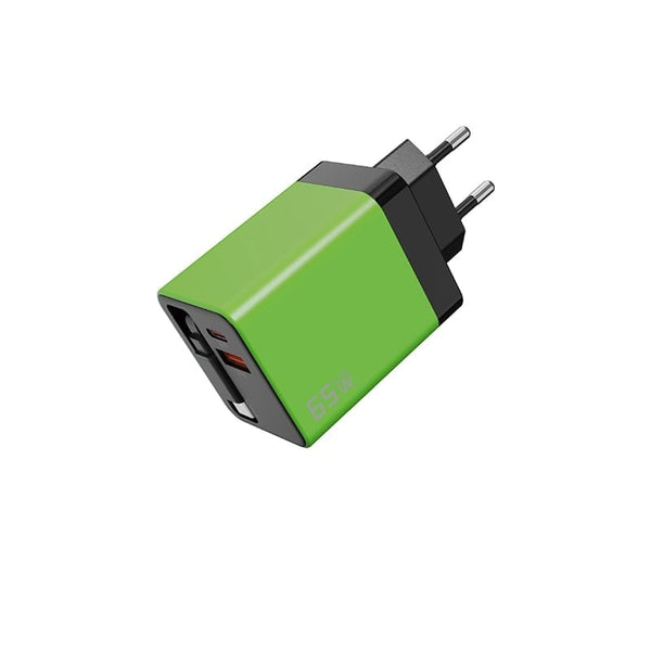 Sakerplus® 65W GaN 3-in-1 Retractable Fast Charger