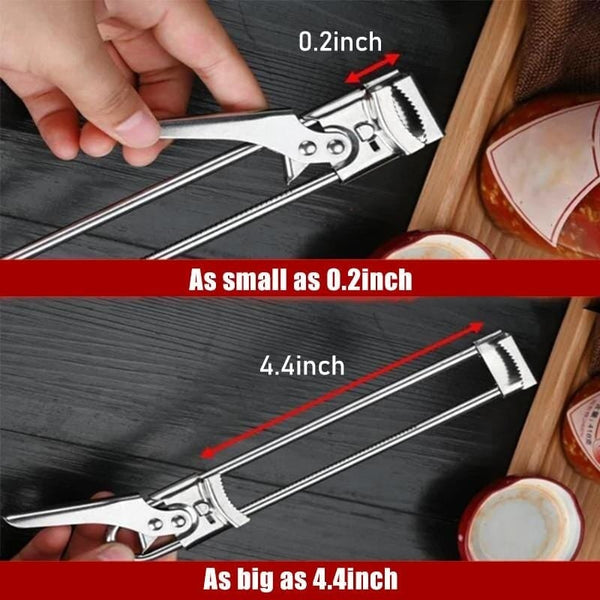 Sakerplus® Adjustable Stainless Steel Can Opener