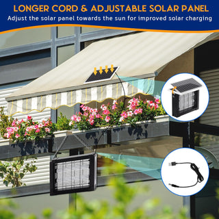 Sakerplus Outdoor Solar Bug Zapper