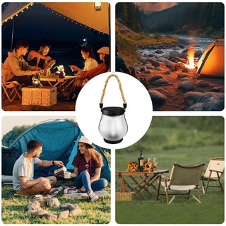 Sakerplus Solar Lantern Outdoor Lights