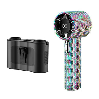 Sakerplus Luxury Rechargeable Handheld Turbo Fan