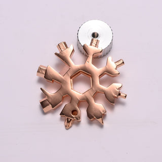 Sakerplus 18-in-1 Stainless Steel Snowflakes Multi-tool