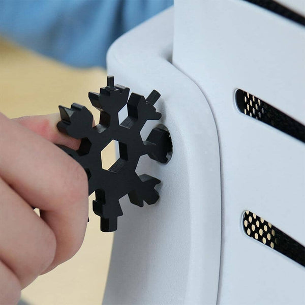 Sakerplus 18-in-1 Stainless Steel Snowflakes Multi-tool