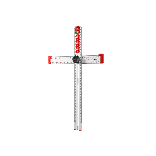 SAKER 4 in 1 Drilling Positioning Ruler