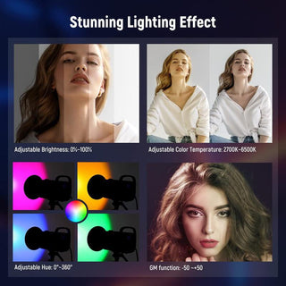 Sakerplus Handheld Portable Video Light