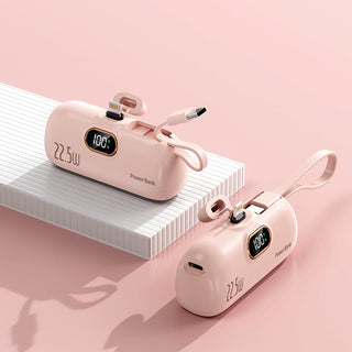 Sakerplus® Digital Display Capsule Power Bank