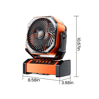 SAKER® Rechargeable Camping Fan