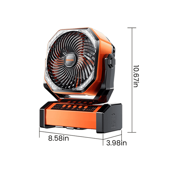 SAKER® Rechargeable Camping Fan