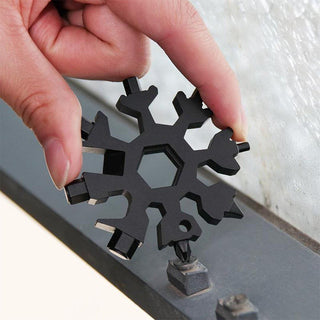Sakerplus 18-in-1 Stainless Steel Snowflakes Multi-tool