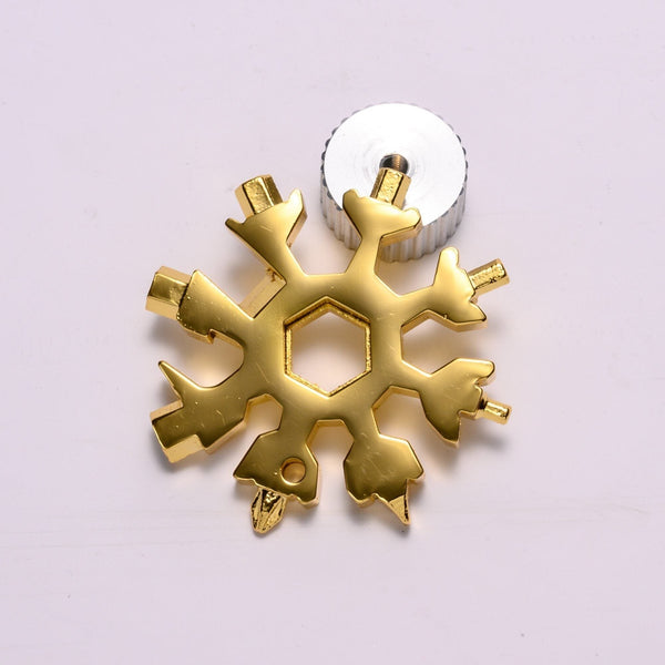 Sakerplus 18-in-1 Stainless Steel Snowflakes Multi-tool