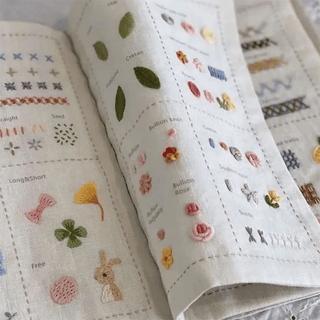 Sakerplus® All-Scenario Embroidery Stitch Book Kit
