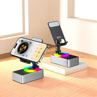 Soporte con altavoz Bluetooth y batería externa