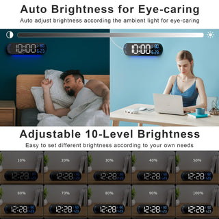 Sakerplus Multi Functional LED Display Clock