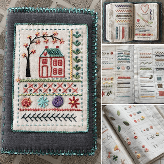 Sakerplus® All-Scenario Embroidery Stitch Book Kit