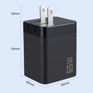 Sakerplus® 65W GaN 3-in-1 Retractable Fast Charger