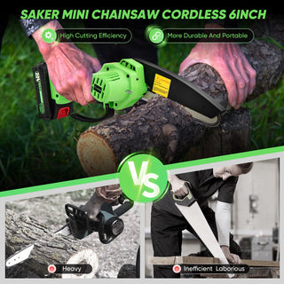 Sakerplus Mini Cordless Electric Chainsaw